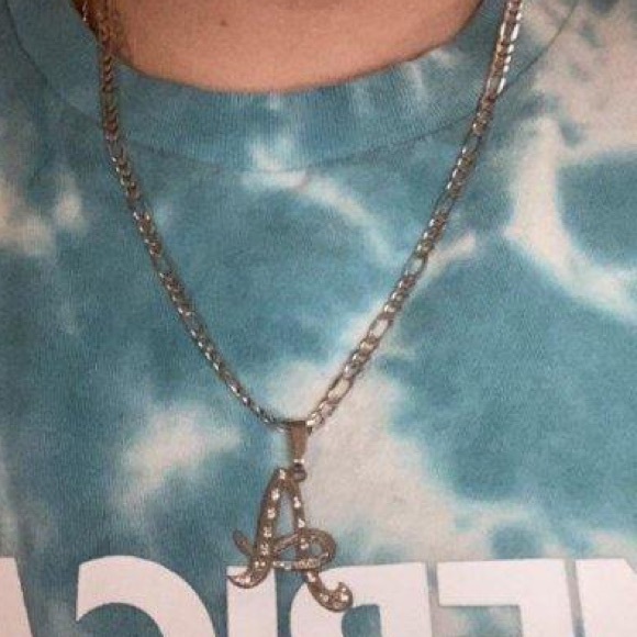 14K White Silver Necklace & Pendant